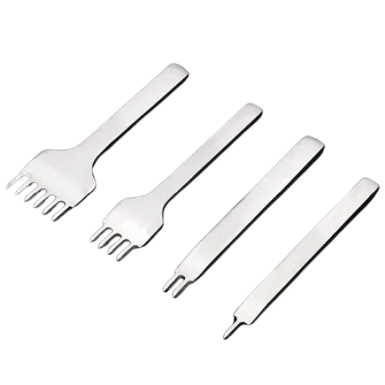 Kitcheniva Leather Craft Punch Tools Stitching Carving Sewing Saddle Groover {3}