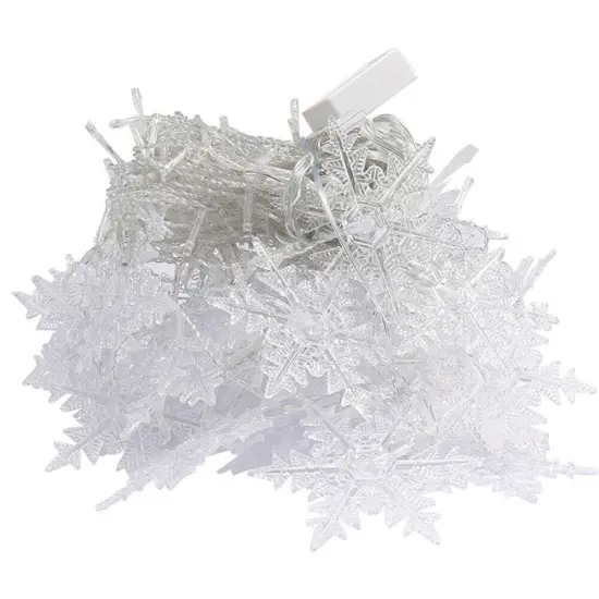 Kitcheniva 96 LED Snowflake Fairy Curtain String Lights Hanging Ornament Multicolor {3}