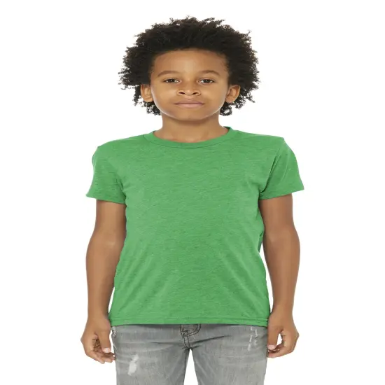 Youth Triblend Short Sleeve Tee | RADYAN&reg; Green triblend {1}