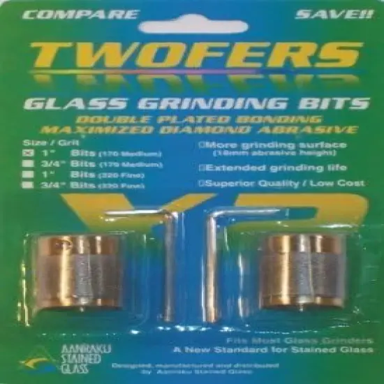 Aanraku 1" TWOFERS 2 bit set - 170 medium grit {1}