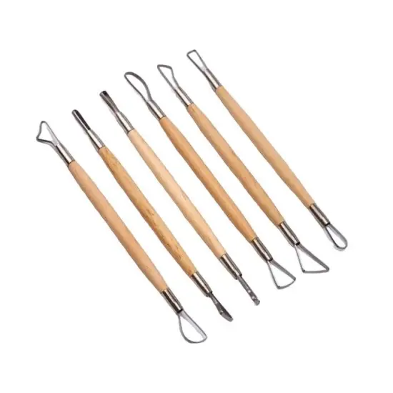 Kitcheniva Clay Tool Pottery Ceramic Sculpting Tools 6 Pcs {1}