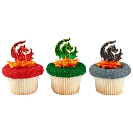 Dragon Assortment DecoPics&reg; Cupcake Decoration, 12ct {2}
