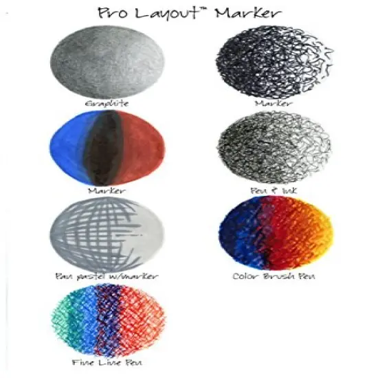 Artist Series Pro Layout Marker Pad, 14&rdquo; x 17&rdquo;, Fold-Over Cover, 50 Sheets (100511049), 14" x 17", White {2}