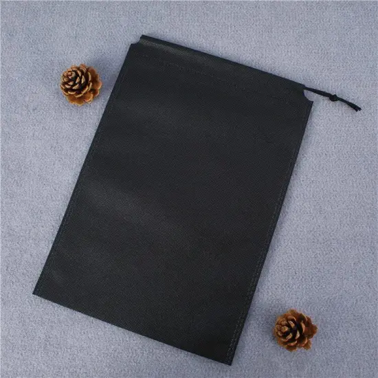 Kitcheniva Shoe Travel Portable Pouch Drawstring Tote Storage Bag Black {1}