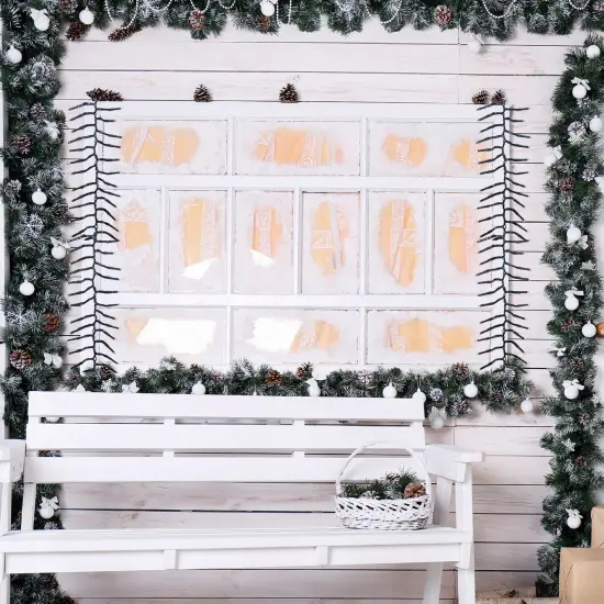 Hofert LED 8-Function Cluster Christmas Lights - Multi-Color - 41.5 ft Green Wire - 500ct {3}