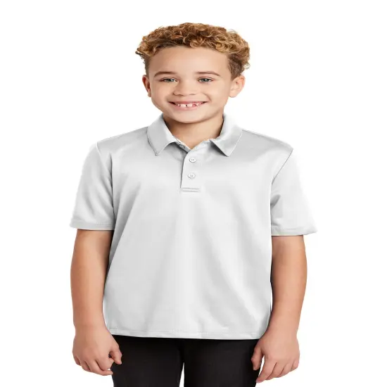 Posicharge Polo Shirts For Youths | RADYAN&reg; White {1}