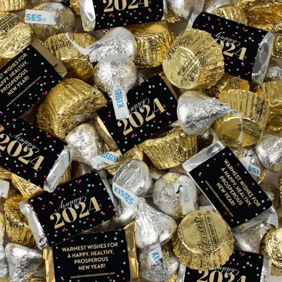 105 pcs 2024 New Year's Eve Candy Hershey's Chocolate Mix (1.75 lb) - By Just Candy {1}