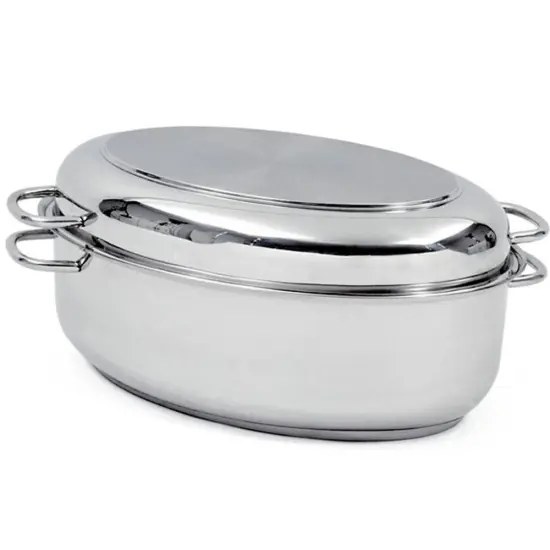Stainless Steel Roaster (12qt) {1}