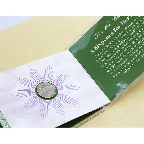 A Penny For His Pocket and A Sixpence For Her Shoe Coin Wedding Set {6}