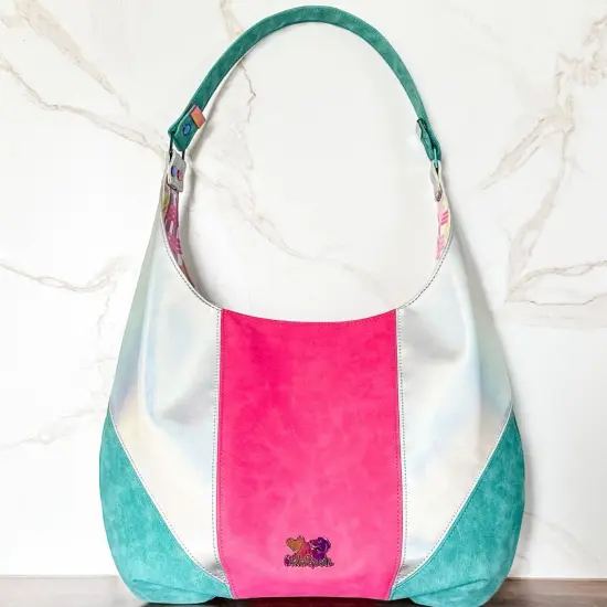 Holographic Metallic Silver Shimmer Vinyl {2}