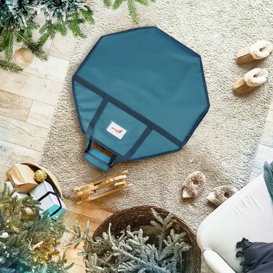 Hearth & Harbor Hard Shell Christmas Wreath Storage Container {6}