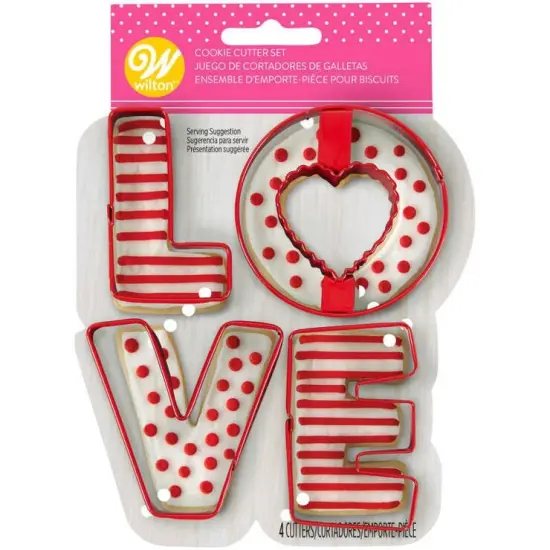 Love Cookie Cutter Set, 4-Piece {2}