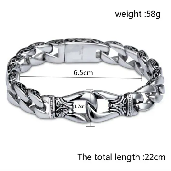 Kitcheniva Stainless Steel Chain Wristband {3}