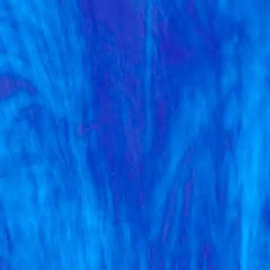 Wissmach Stained Glass Sheet: Light Blue w/Streaks of Dark Blue & White Opal {1}