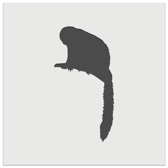 Squirrel Monkey Solid Wall Cookie DIY Craft Reusable Stencil {7}