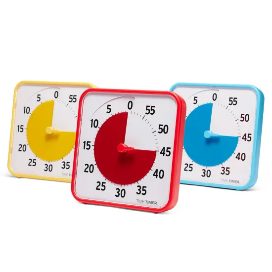 Original 8" Timer - Learning Center Classroom Set, Primary Colors, Set of 3 {3}