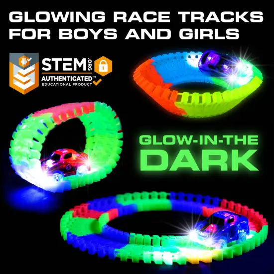 USA Toyz Glow Race Tracks Small for Boys or Girls - 360pk(CF1303) {2}
