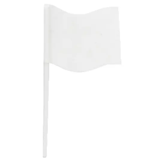 White Flag DecoPics&reg; Cupcake Decoration, 12ct {1}