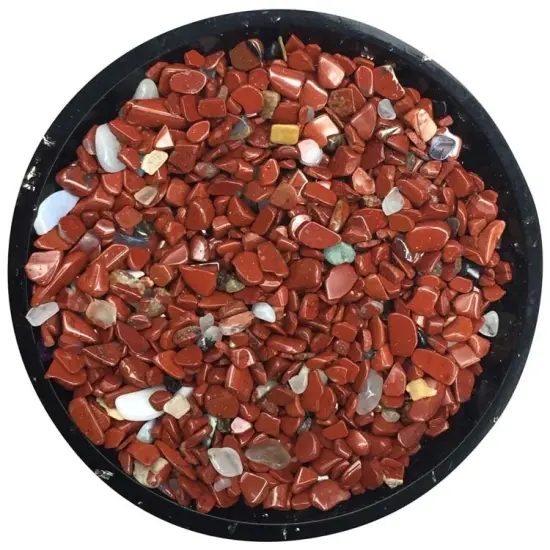 Red Jasper Tiny Crystal Chips &ndash; Size 0 {1}