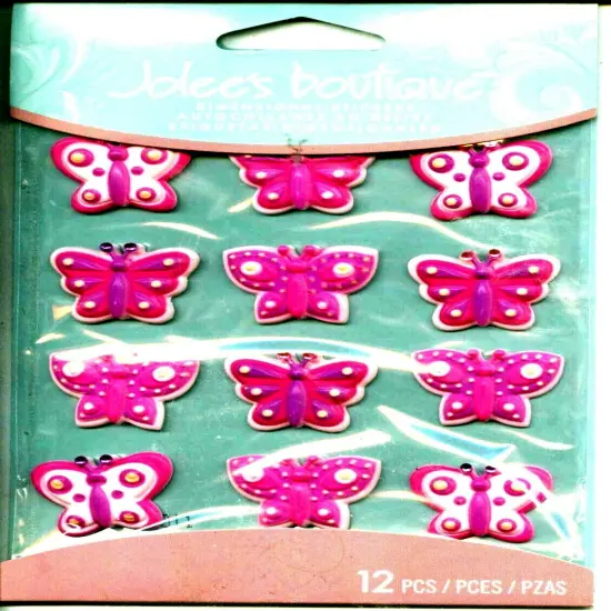 Jolee's Boutique Butterflies Cabochons Dimensional Stickers {1}