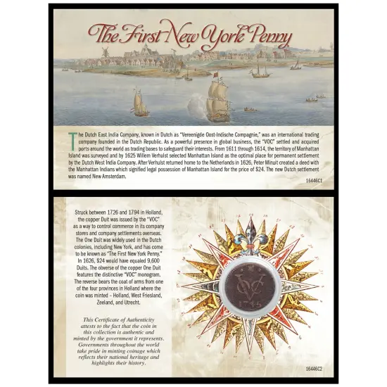 The First New York Penny Coin {1}