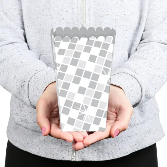 Big Dot of Happiness Disco Ball - Groovy Hippie Party Favor Popcorn Treat Boxes - Set of 12 {7}