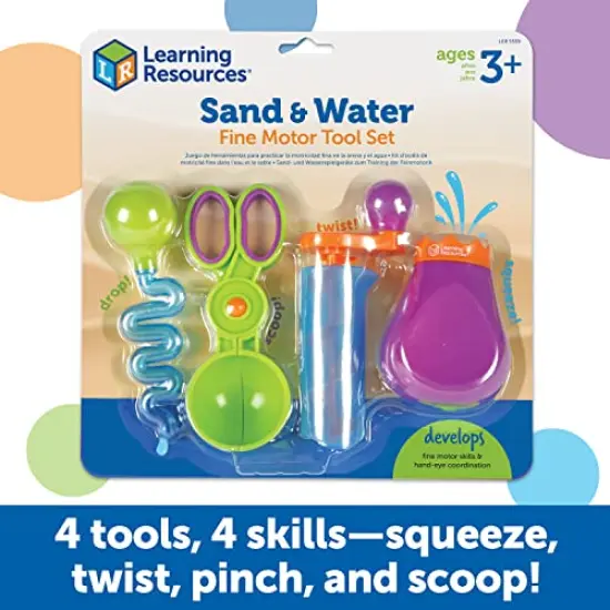 Sand & Water Fine Motor Set, Construction Toy, 4 Pieces, Ages 3+ {5}