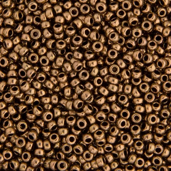 Miyuki 22g Metallic Round Seed Beads, 11/0 Bronze Opaque #457 {1}