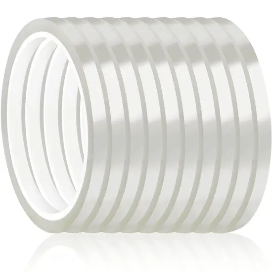 10 rolls Heat resistant tapes sublimation Press Transfer Thermal Tape 6mmx30m SUBLITAPE CLEAR {1}