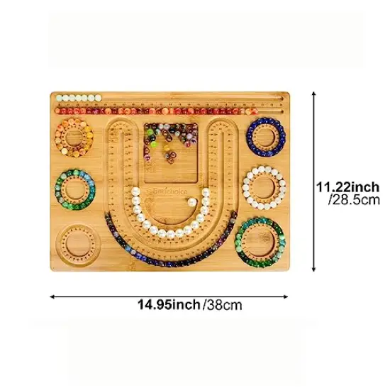 New Bamboo Combo Beading Board for Jewelry Bracelet Making and Other Jewelry Necklaces Design Beading Mats Trays {3}