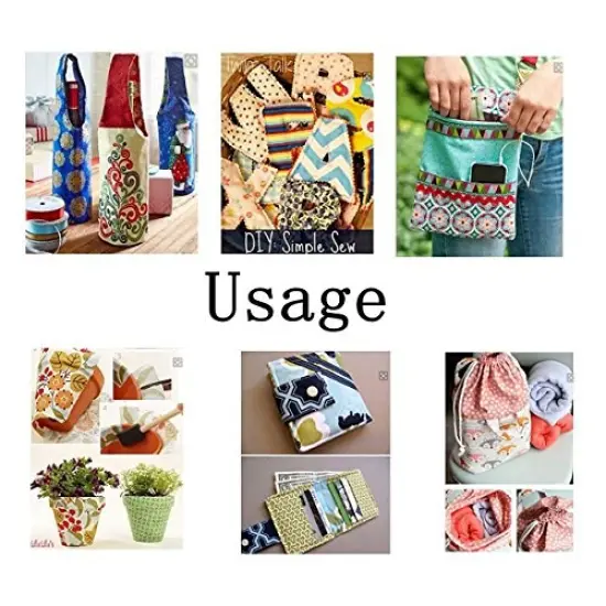 25 Piece Quilting Fabric, Misscrafts 8" x 8" (20cm x 20cm) Cotton Craft Fabric Bundle Patchwork Pre-Cut Quilt Squares for DIY Sewing Scrapbooking Quilting Dot Pattern {3}