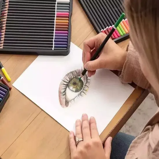 Kitcheniva Premier Colored Pencils Art Tools Kit {3}