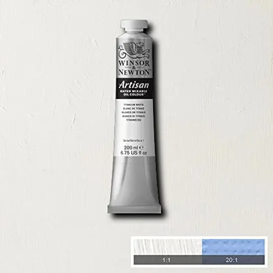 Artisan Water Mixable Oil Colour, 6.75-oz (200ml), Titanium White {3}