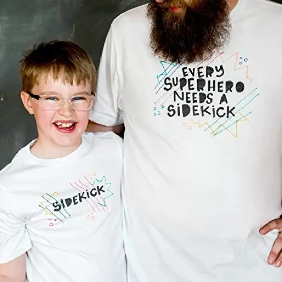 Set of 10 Permanent Fabric Brush Tip Markers, Rainbow {3}