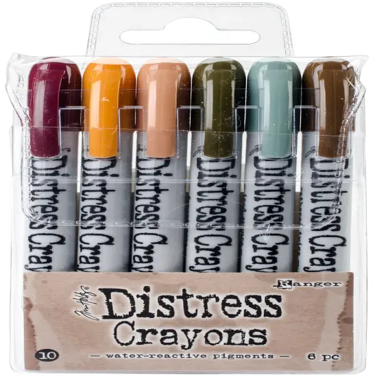 Tim Holtz Distress Crayon Set-Set #10 {1}