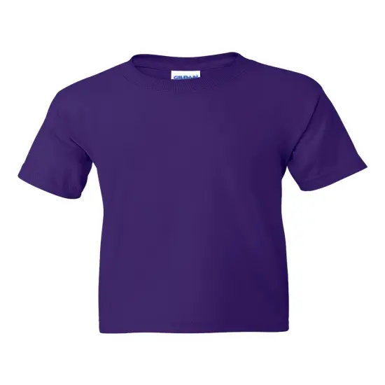 Gildan&reg; Dryblend Youth Crewneck Short Sleeve T-Shirt Purple {1}