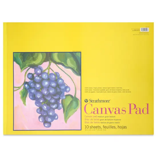 Strathmore 300 Series Cotton Canvas Pad - 18" x 24", 10 Sheets {1}