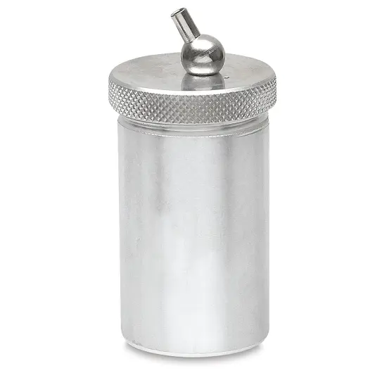 Paasche Airbrush Metal Color Cup - with lid, 2 oz {1}