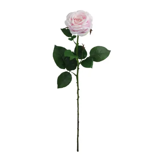 Select Artificials 26" Bloomed Blush Pink Florist Rose Artificial Stemmed Flower Spray {1}
