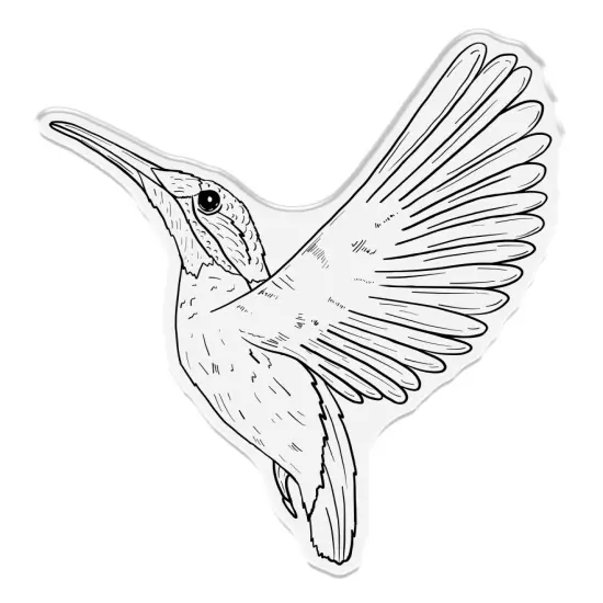 Nature's Garden Kingfisher Stamp And Metal Die-Flying Gem {3}