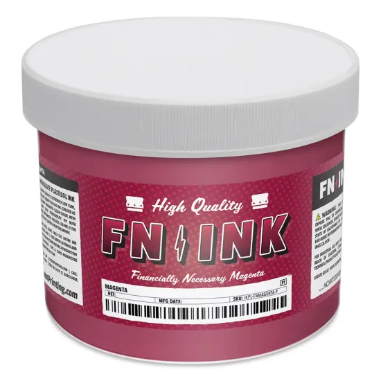 FN Ink Plastisol Screen Printing Ink - Magenta, Quart {1}