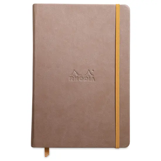 Rhodiarama Hardcover Notebook - Taupe, A5 {1}