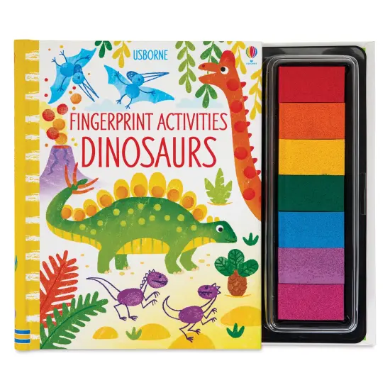 Usborne Fingerprint Activity Book - Dinosaurs {1}