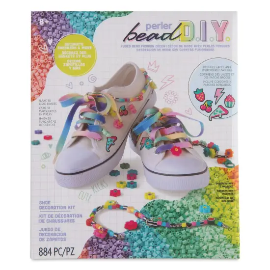 Perler Bead D.I.Y. Shoe Decoration Activity Kit {1}