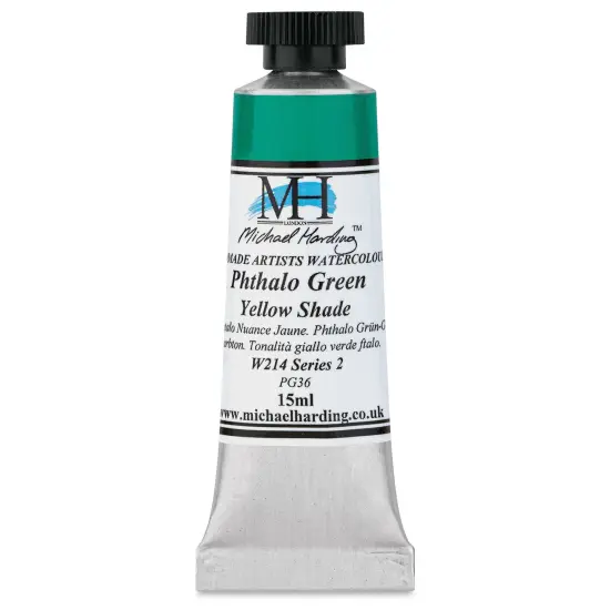 Michael Harding Artists Watercolor - Phthalo Green Yellow Shade, 15 ml {1}