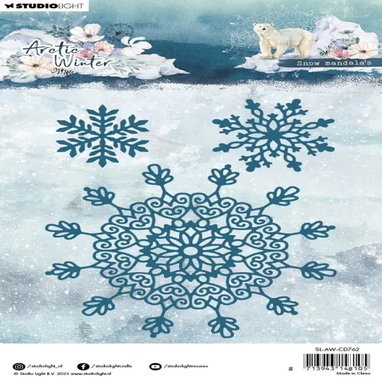 Studio Light Artic Winter Cutting Dies-Nr. 762, Snow Mandalas {3}