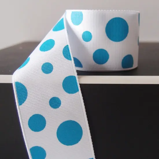 Polka Dot Streamer Roll - Blue - 2 inches wide by 30 Feet long | Comprehensive range of dot streamer roll | RAHEEV&reg; {3}