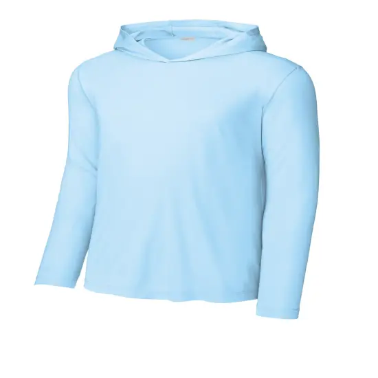 Sport-Tek&reg; Long Sleeve Hoodies For Adult Light blue {1}