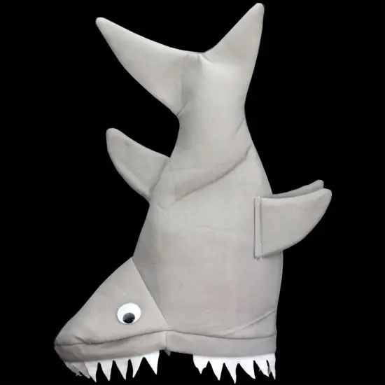 Shark Attack Hat Toys | Soft plush 16 in x 12 in | Fits most heads Toys | Raheev&reg; {2}