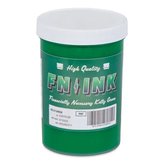 FN Ink Plastisol Screen Printing Ink - Kelly Green, Pint {1}